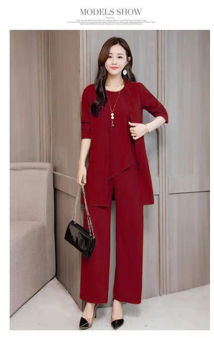 Women's 2-Piece Red Slimming Suit Set — feature 20