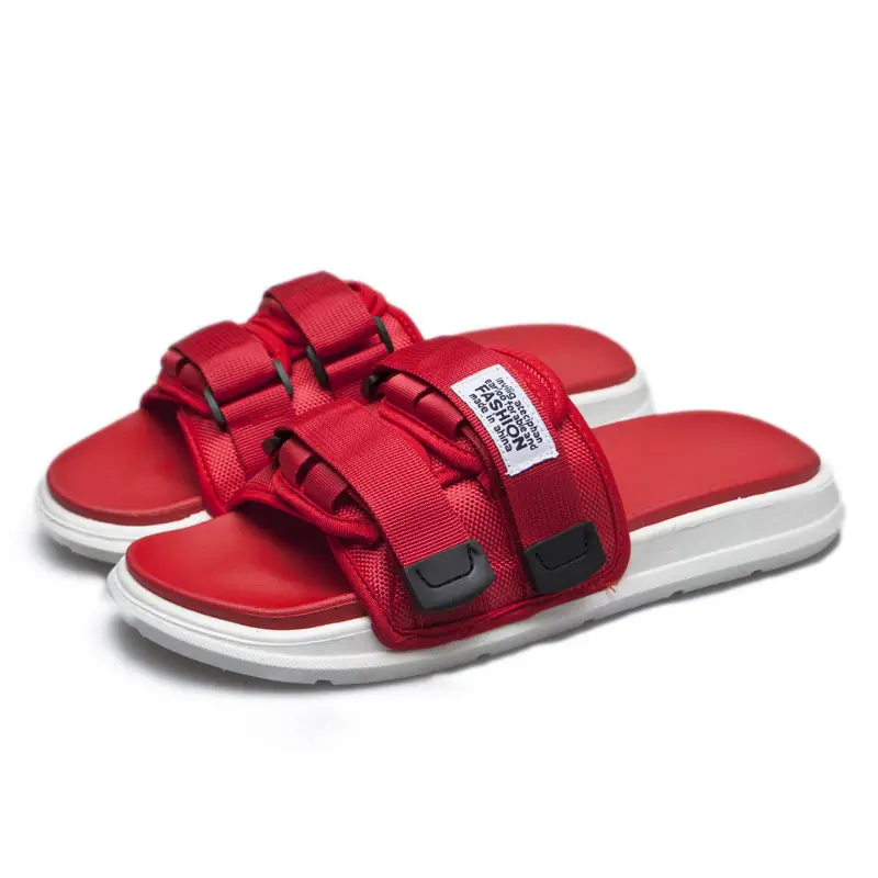 Cross-Border Summer Korean Version New Casual Internet Celebrity Beach Couple Slippers Women's Fashion Trendy Thick-Soled Outer Wear Fashion Students - Image 2