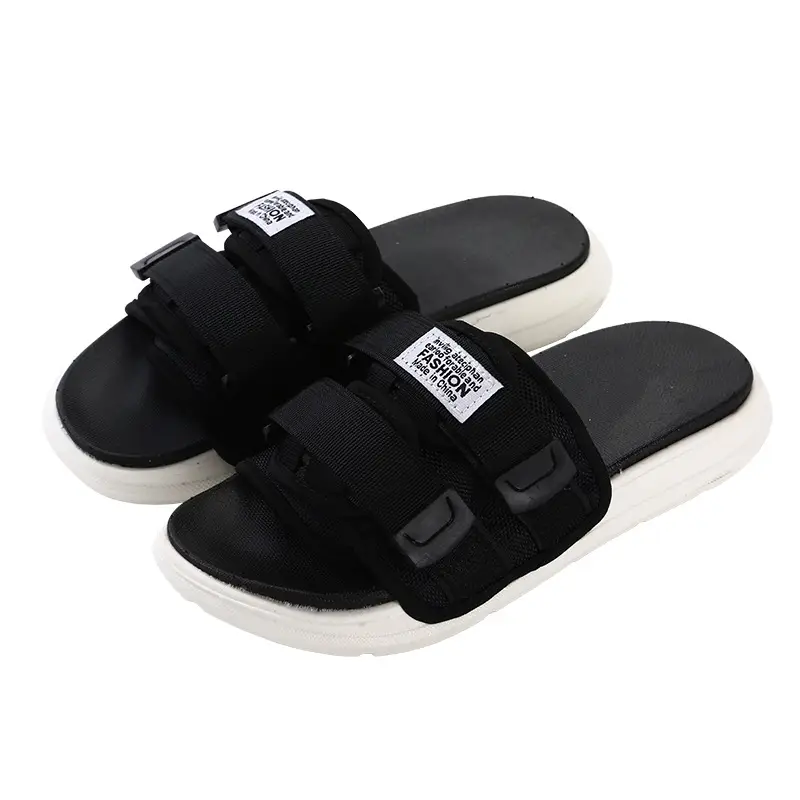 Cross-Border Summer Korean Version New Casual Internet Celebrity Beach Couple Slippers Women's Fashion Trendy Thick-Soled Outer Wear Fashion Students - Image 3