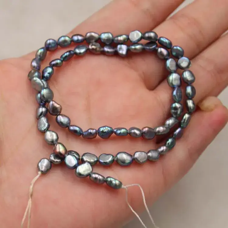Natural Pearl Bracelet Baroque Design White - Image 8