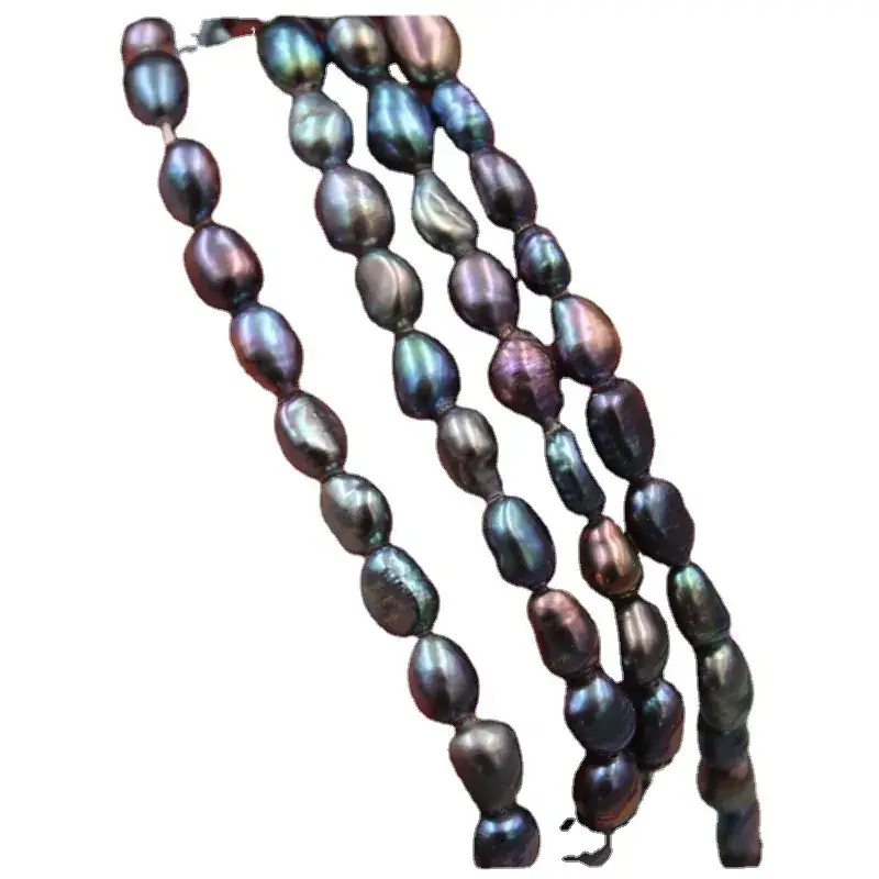 Natural Pearl Bracelet Baroque Design White - Image 9