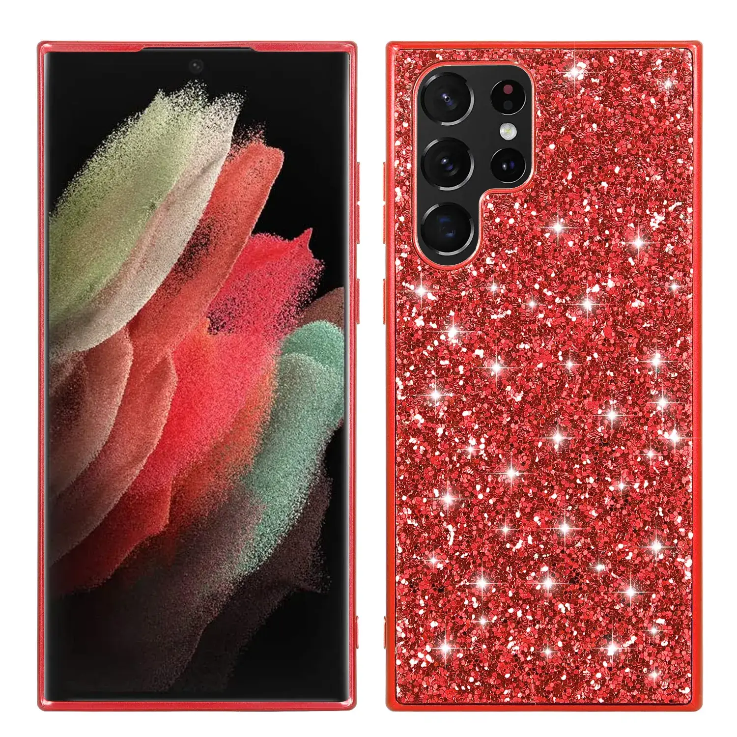Samsung S24 Ultra Glitter Protective Case Drop Proof