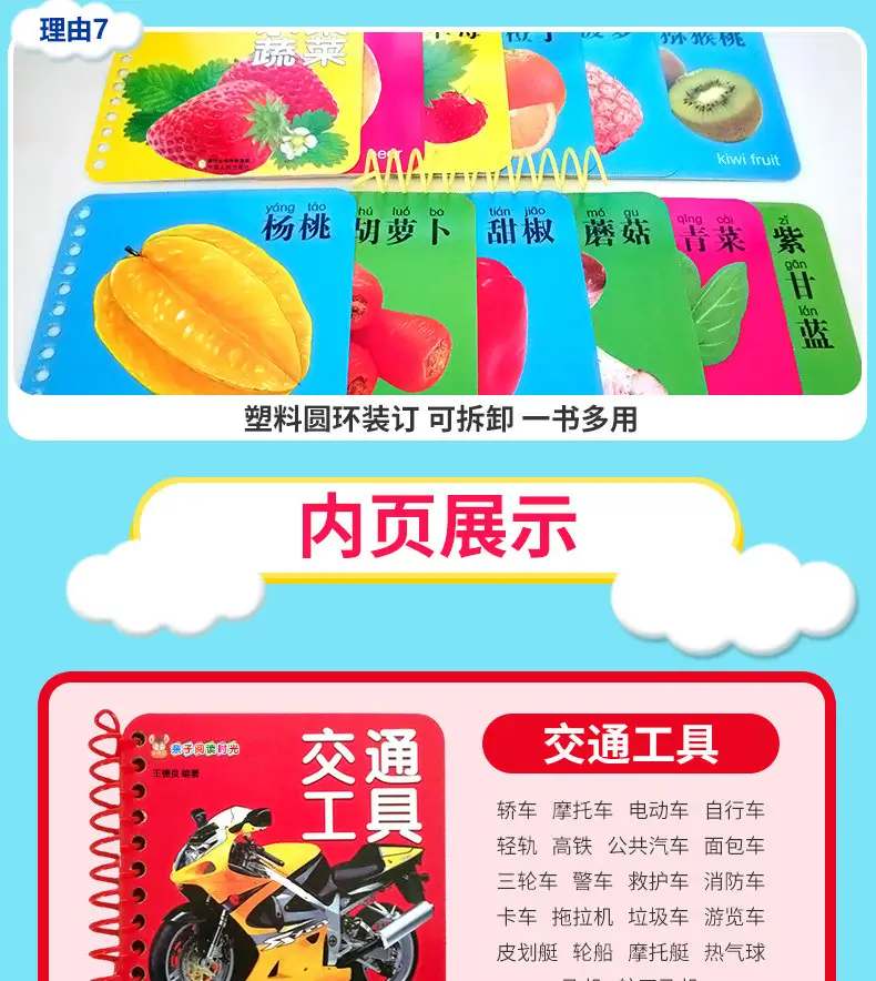 Tear-Resistant Flip Book for Kids 2-3 Years — feature 26