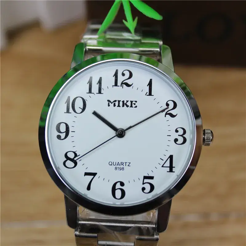 MiKe Quartz Steel Strap Couple Watch for Men Women - Image 2