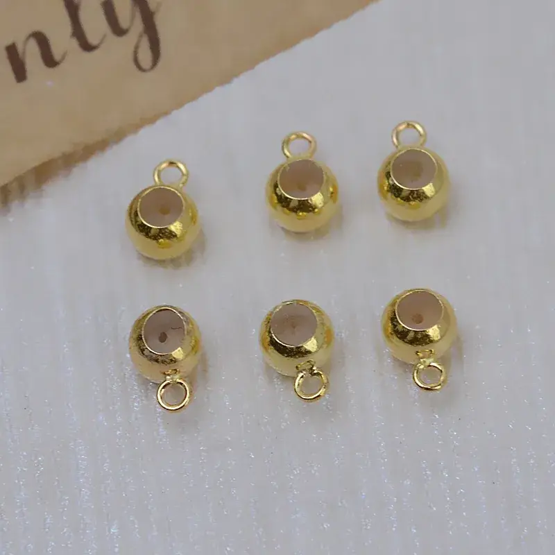 Gold Adjustable Pearl Beads for Jewelry Making - Image 3