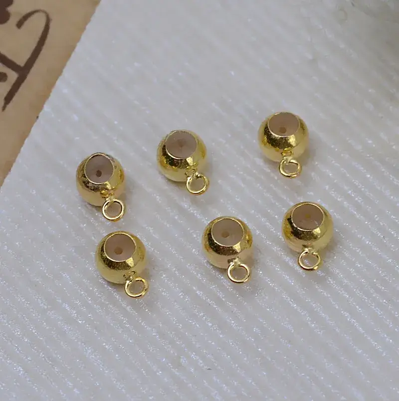 Gold Adjustable Pearl Beads for Jewelry Making - Image 4