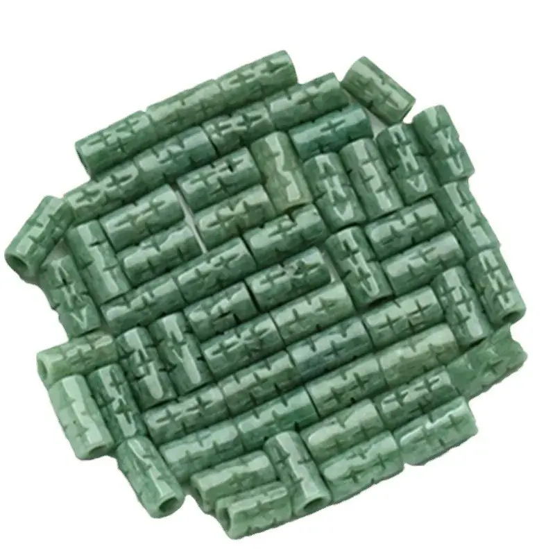 Jade Hollow Long Tube Beads for DIY Crafts - Image 7