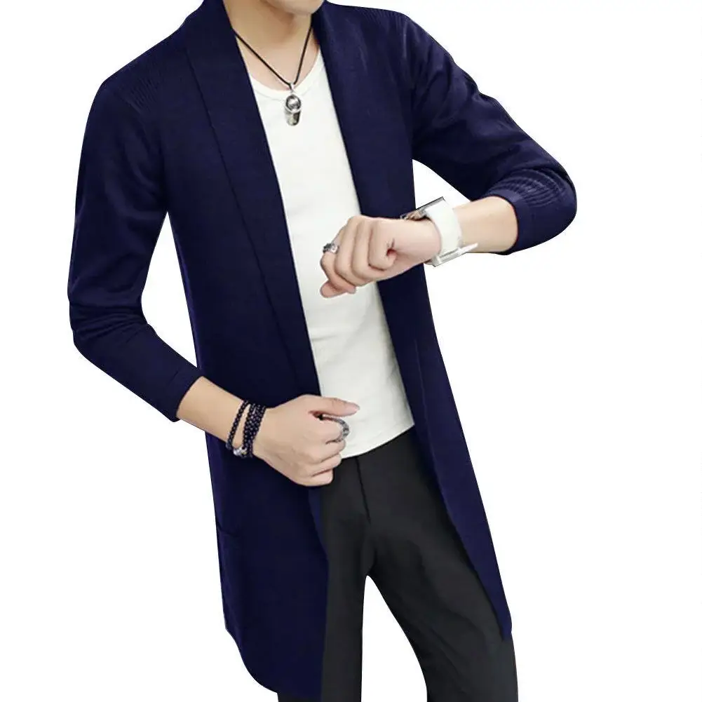 Men's Black Flap Pocket Knit Pants Set — feature 8