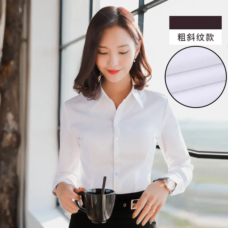 Men Slim Fit Light Blue Long Sleeve Shirt with Embroidery - Image 12