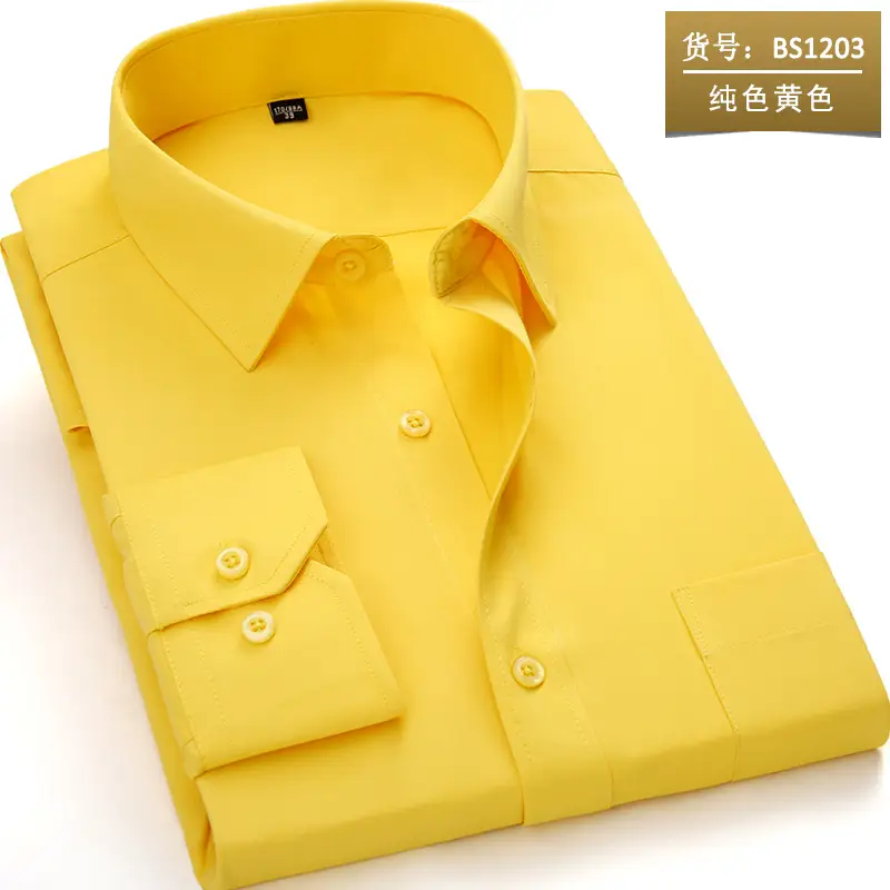 Men Slim Fit Light Blue Long Sleeve Shirt with Embroidery - Image 4