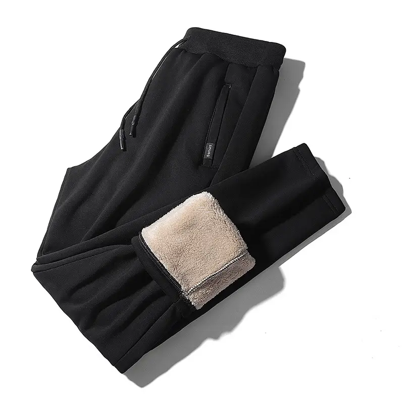Winter Men's Fleece Lined Warm Pants Large - Image 5