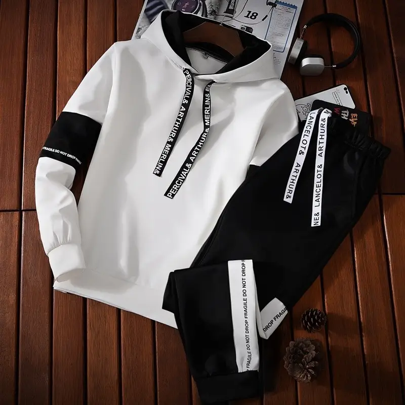 Daifa Black Hoodie Sweatshirt for Men Winter - Image 3