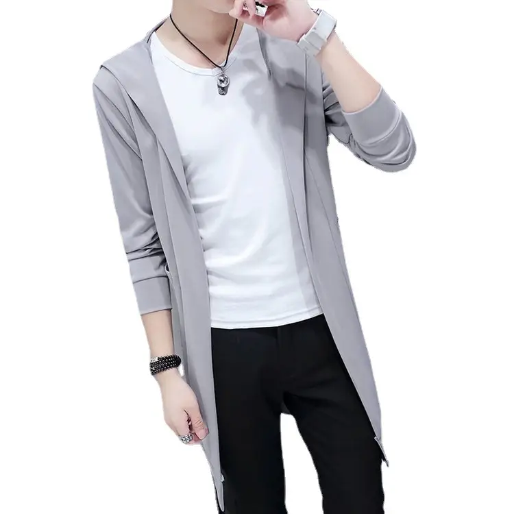 Men's Mid-Length Korean Style Windbreaker Coat - Image 9