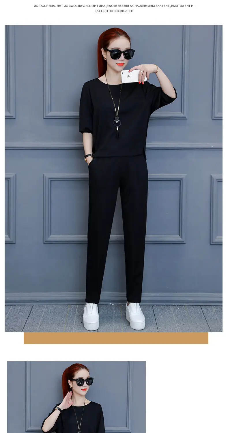 Women Olive Green Two-Piece Suit Summer Wear — feature 15
