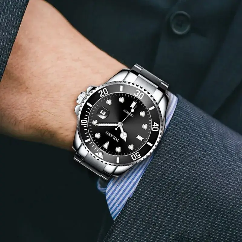 Men's Swiss Watch with Luminous Calendar & Fold Buckle - Image 5