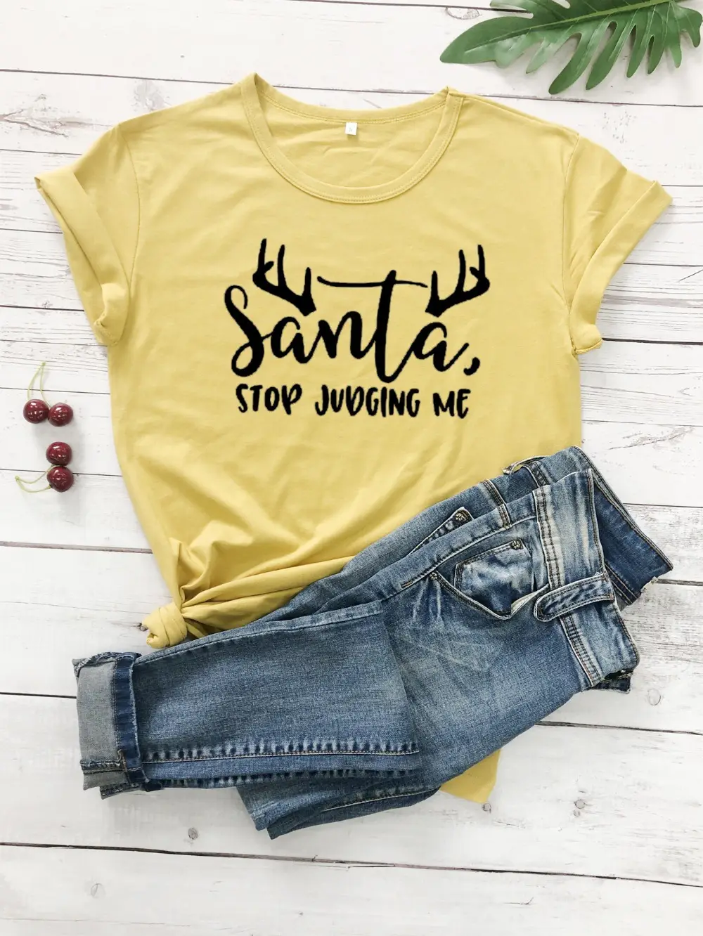 Red Santa Graphic T-Shirt for Men Women Festive Wear - Image 12