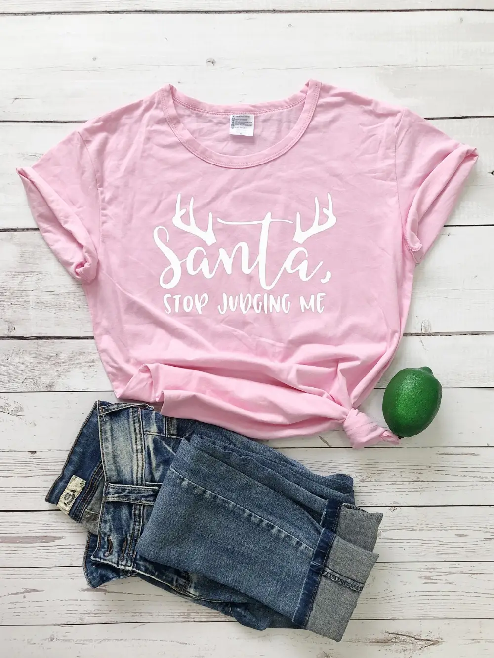 Red Santa Graphic T-Shirt for Men Women Festive Wear - Image 6