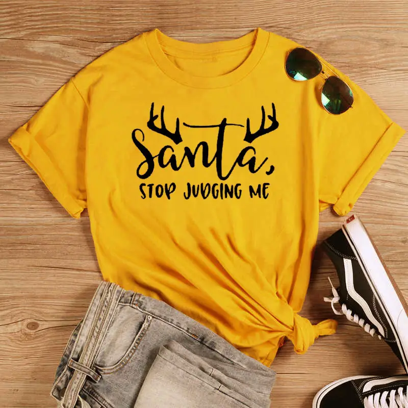 Red Santa Graphic T-Shirt for Men Women Festive Wear - Image 7