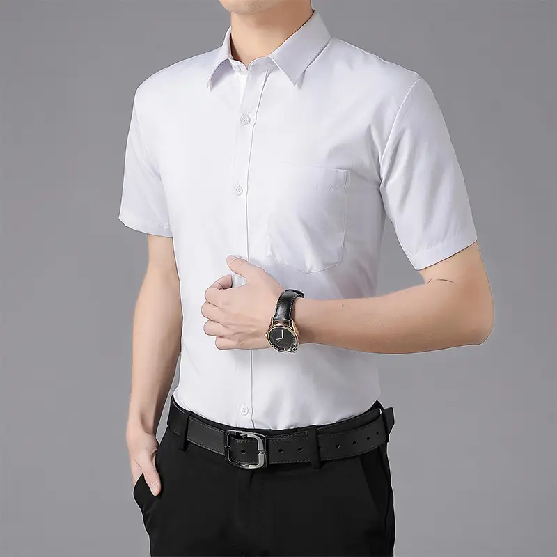 Autumn Men Slim Fit Korean Style Shirt - Image 13
