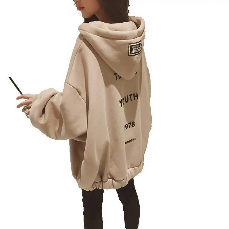 Women's Loose Fit Winter Coat Large Size Velvet Padded Ins - Image 8