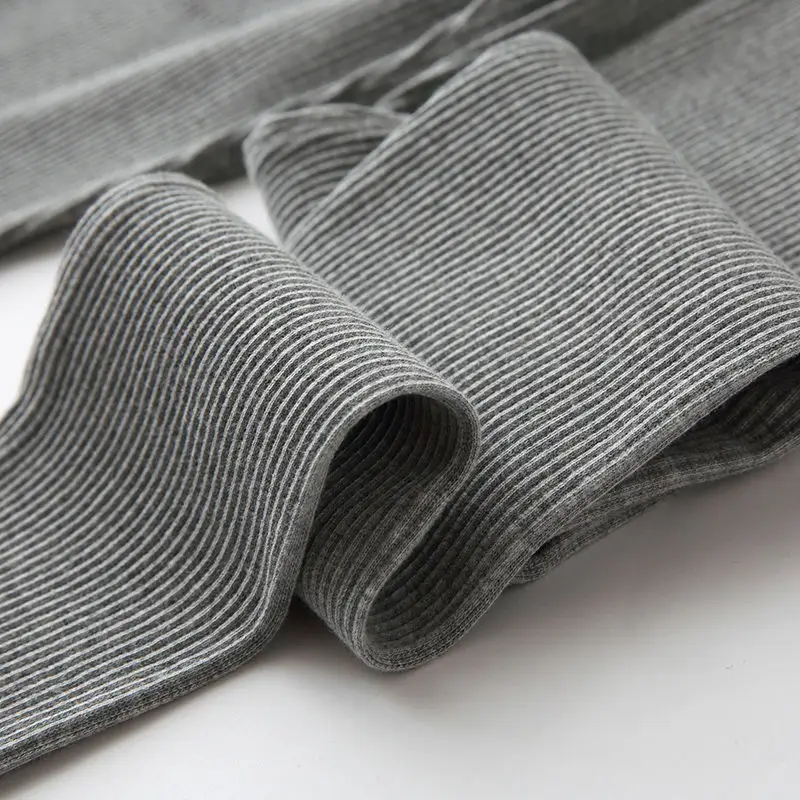 Gray Nine Point Ribbed Leggings Women 2025 - Image 15