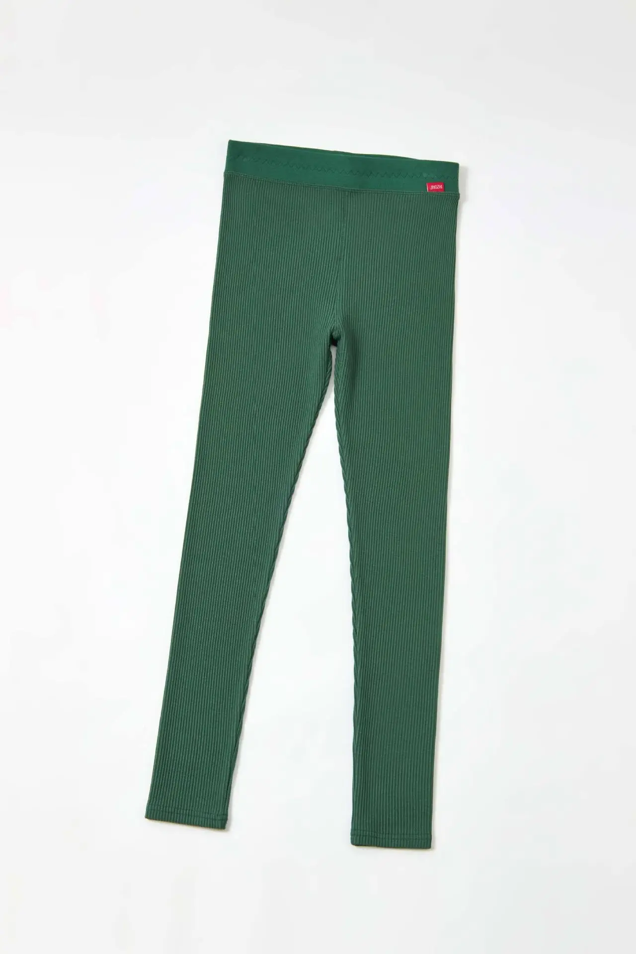 Gray Nine Point Ribbed Leggings Women 2025 - Image 9