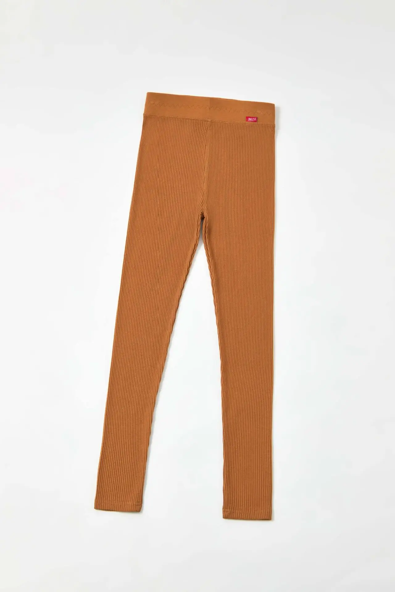 Gray Nine Point Ribbed Leggings Women 2025 - Image 6