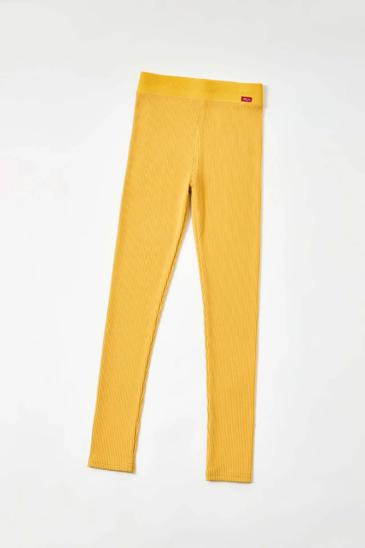 Gray Nine Point Ribbed Leggings Women 2025 - Image 8