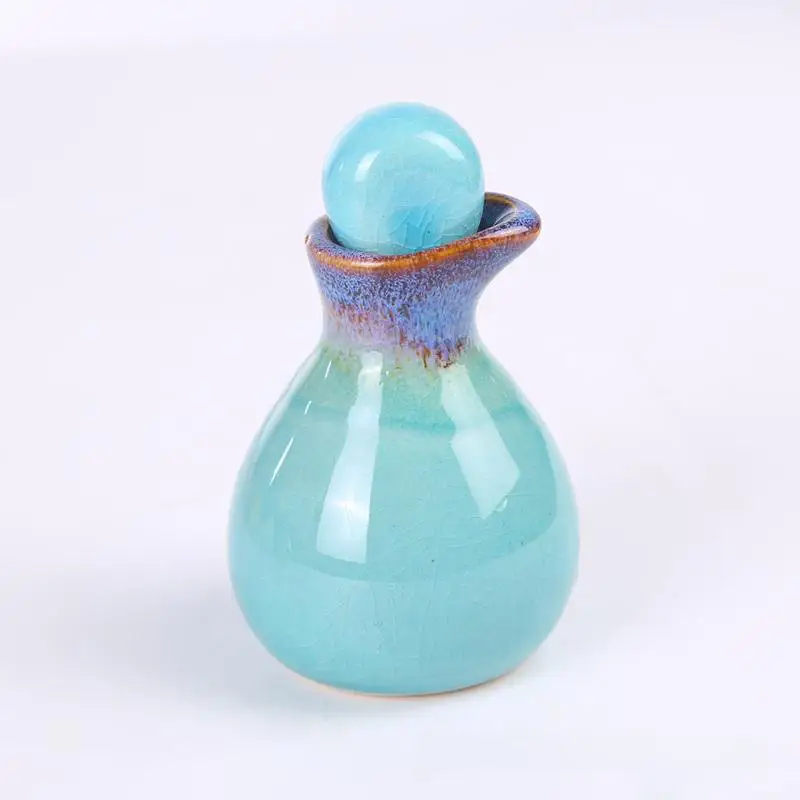 Thai Ceramic Ice Crack Glaze Scent Bottle - Image 2
