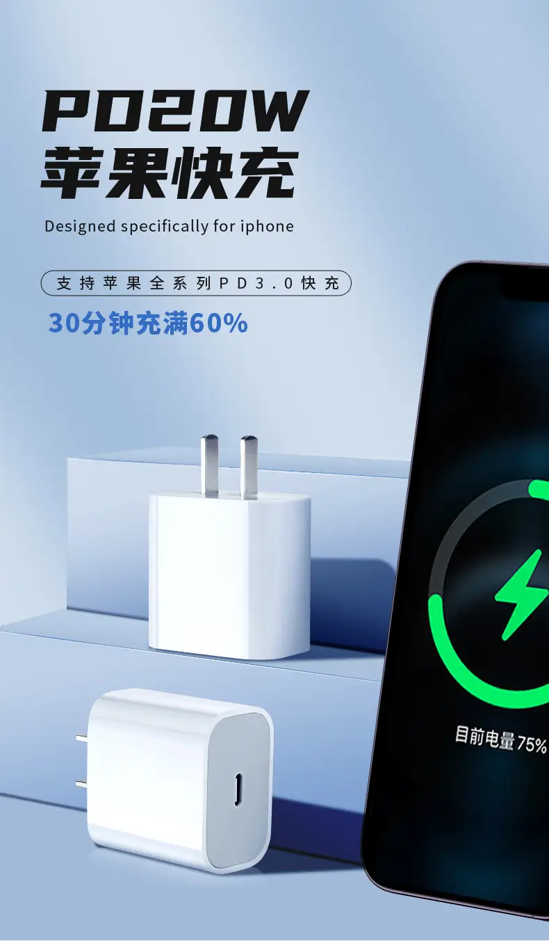 Cyke Fast Charging Phone Charger 30W Apple Compatible — feature 3
