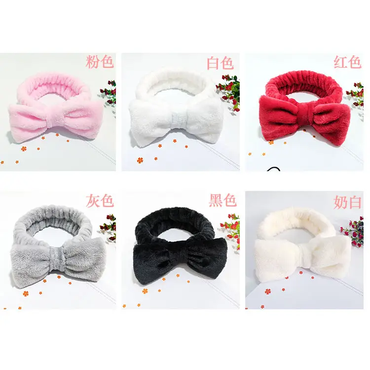 Soft Flannel Sweet Bow Hair Band for Women — feature 10
