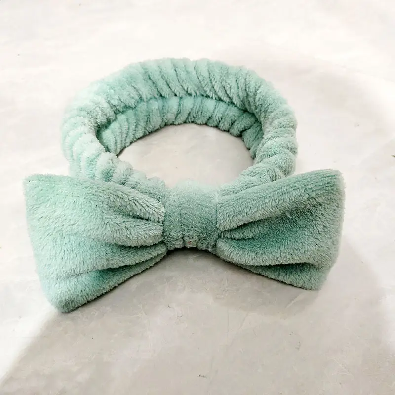 Soft Flannel Sweet Bow Hair Band for Women — feature 12
