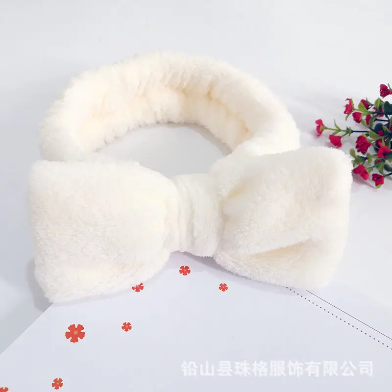Soft Flannel Sweet Bow Hair Band for Women — feature 18