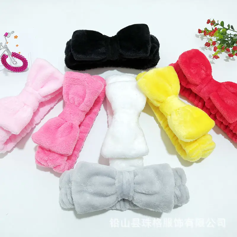 Soft Flannel Sweet Bow Hair Band for Women — feature 20