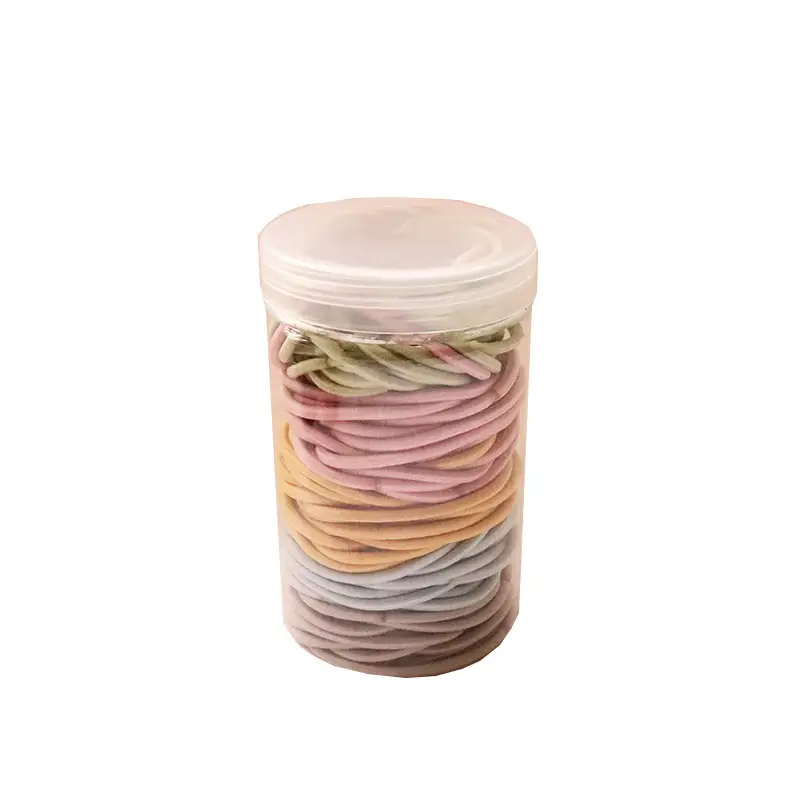 100 Pcs Colorful Rubber Hair Bands for Women - Image 8