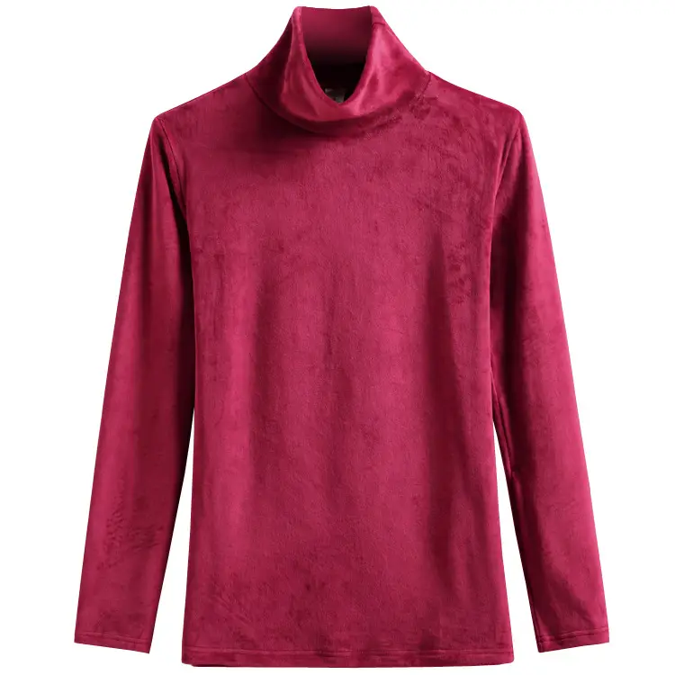 Gold Velvet Long Sleeve High Collar Women's Jacket - Image 9