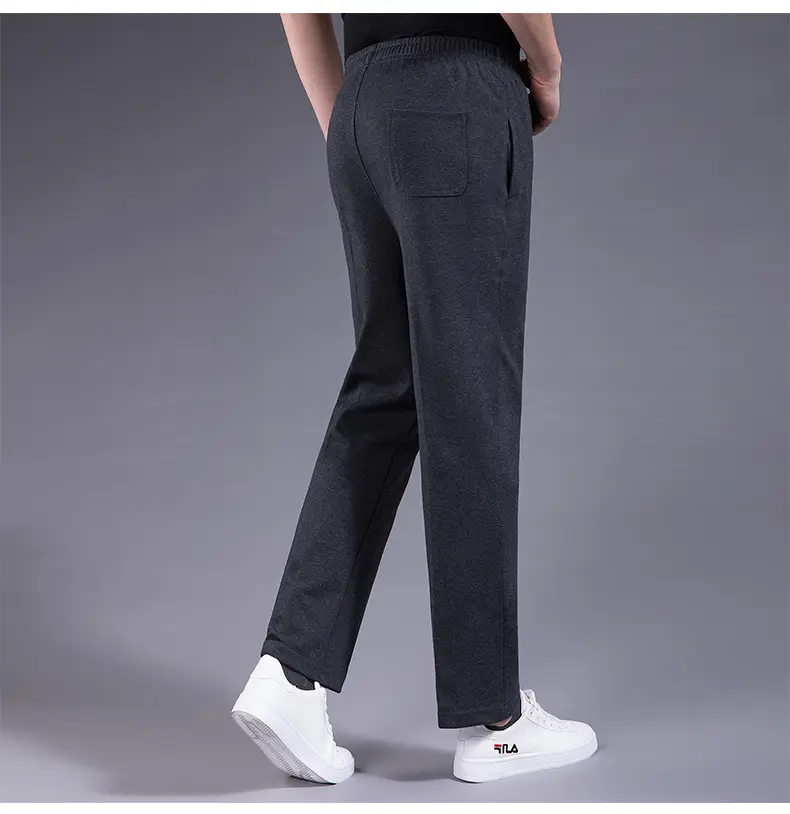 Men's Black Elastic Waist Sports Pants Casual Summer — feature 22