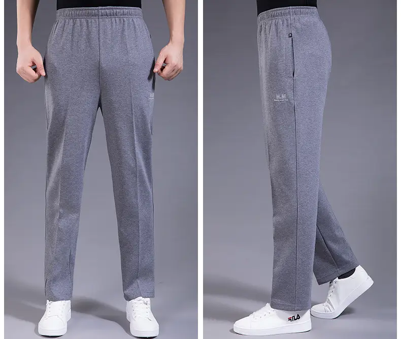 Men's Black Elastic Waist Sports Pants Casual Summer — feature 27