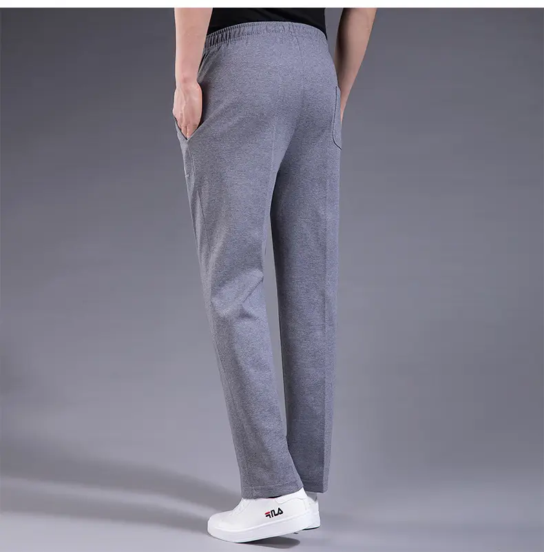 Men's Black Elastic Waist Sports Pants Casual Summer — feature 28