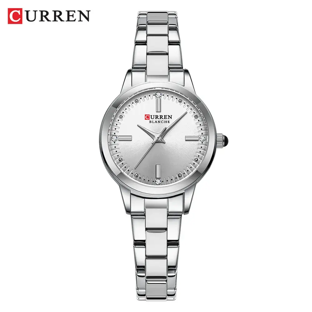 Curren Gold Plated Women's Quartz Watch with Steel Band - Image 4