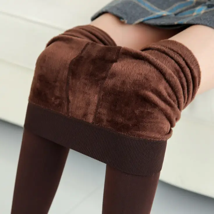 Velvet Knee Pads for Women Winter Warm Leggings - Image 6