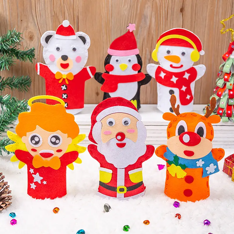 Blue Cartoon Finger Glove Toy for Kids - Image 14