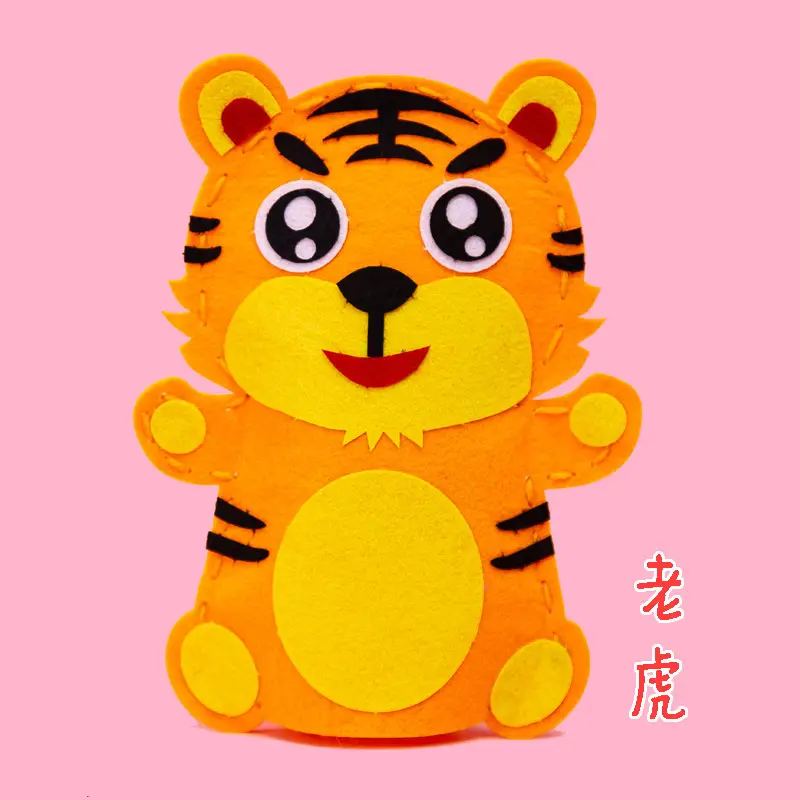 Blue Cartoon Finger Glove Toy for Kids - Image 2