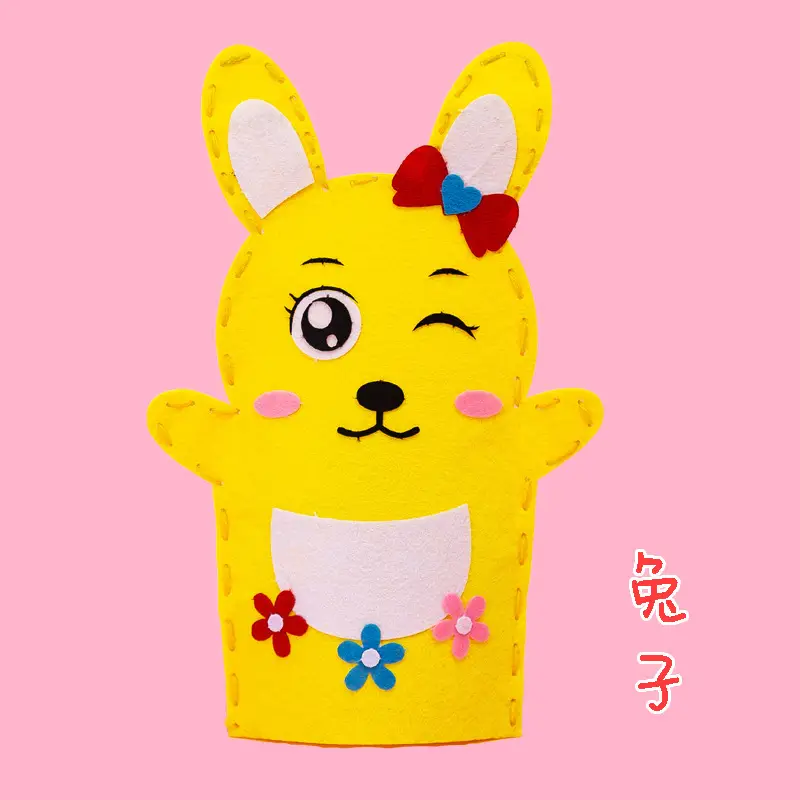Blue Cartoon Finger Glove Toy for Kids - Image 4