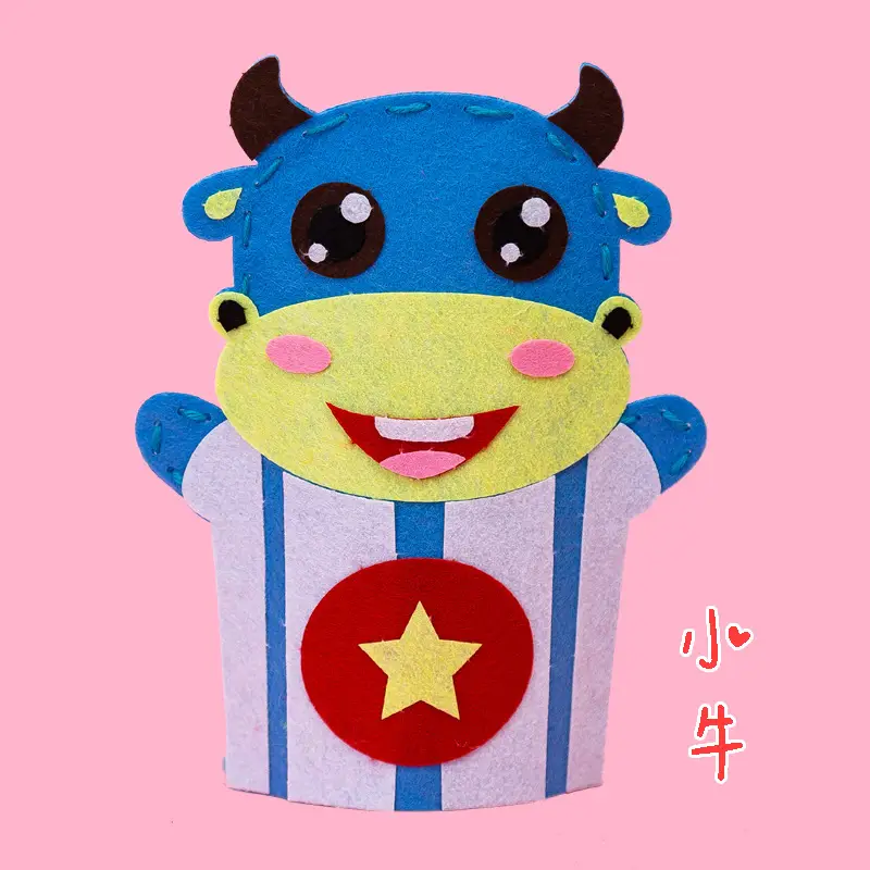 Blue Cartoon Finger Glove Toy for Kids - Image 7