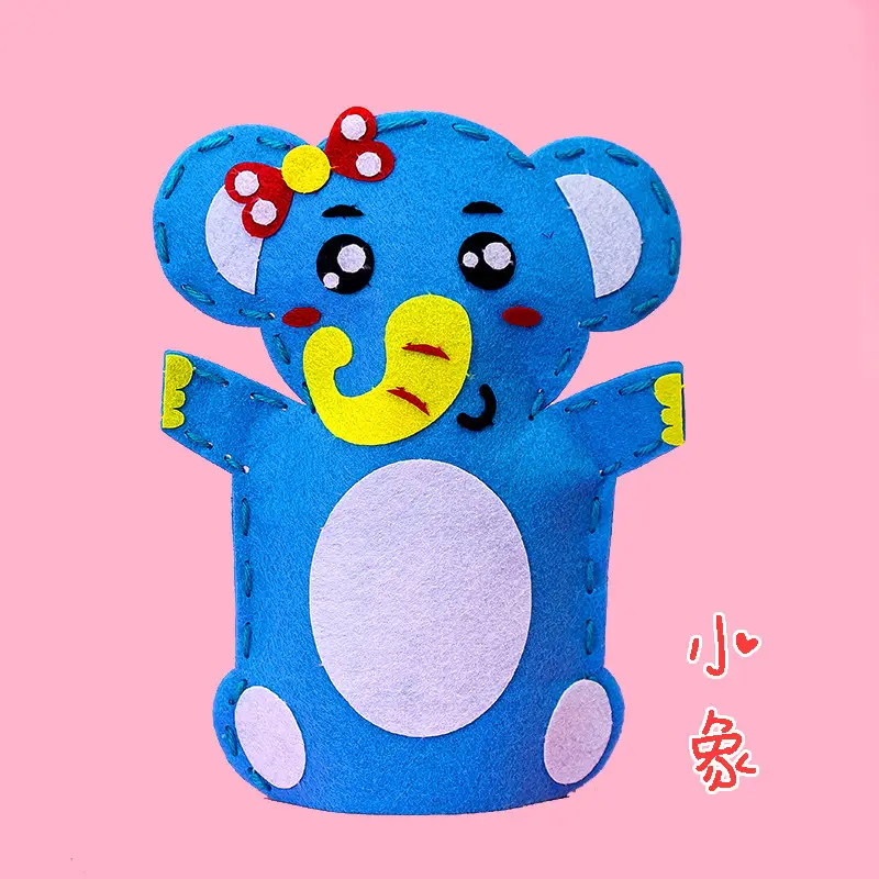 Blue Cartoon Finger Glove Toy for Kids - Image 8