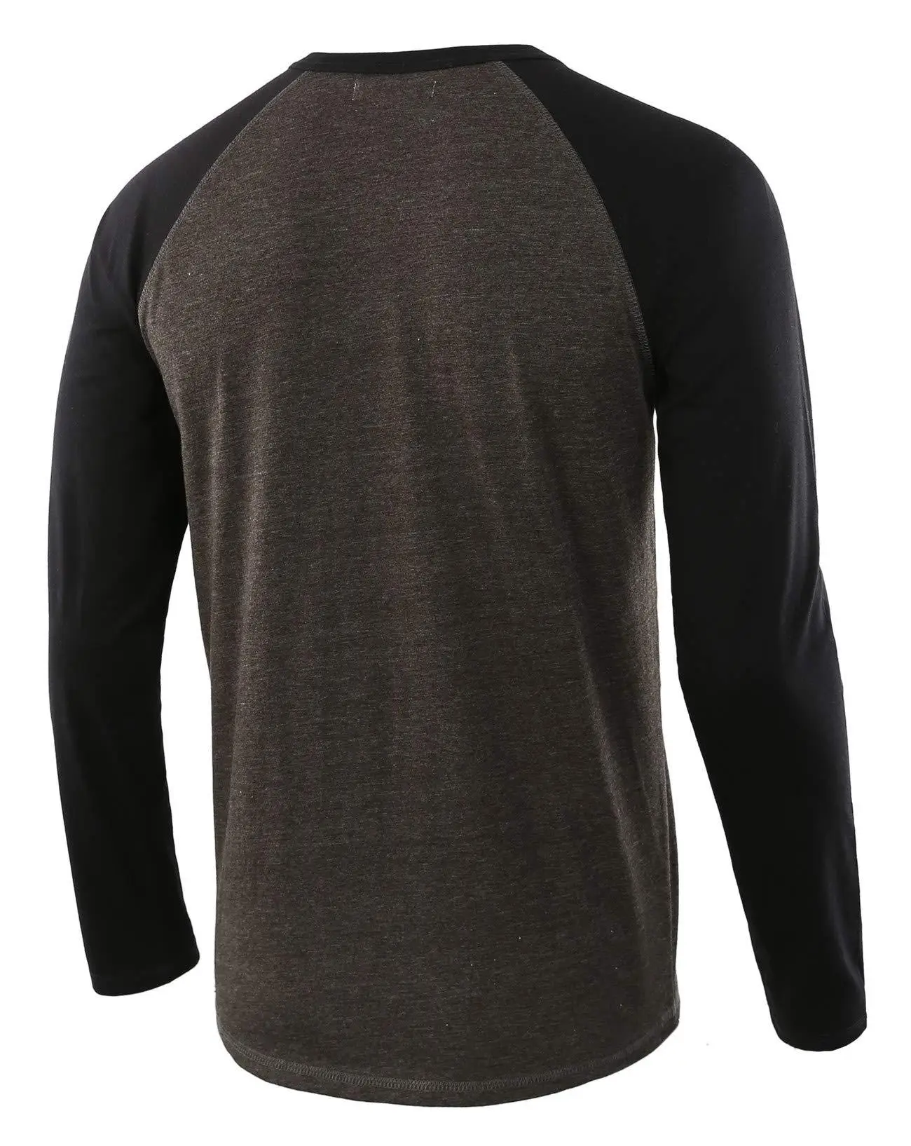 2025 Spring Men's Red Blue Henley T-Shirt — feature 6