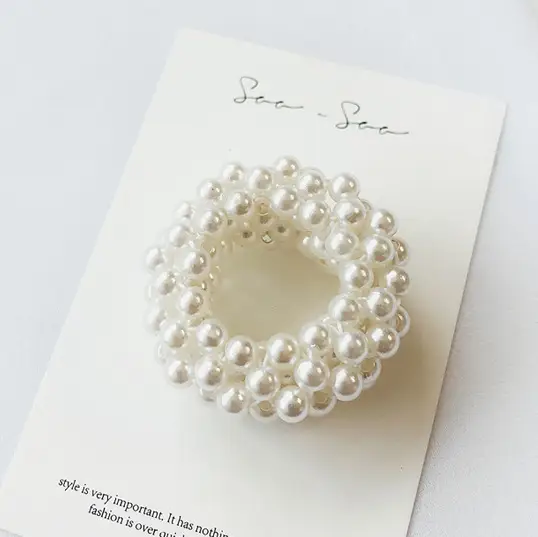 Pearl Beaded Korean Style Headband for Girls - Image 6