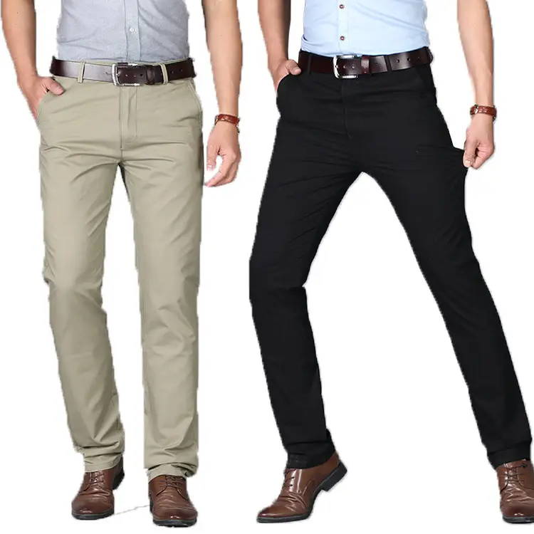 Thin Summer Men's Slim Straight Cotton Pants - Image 8