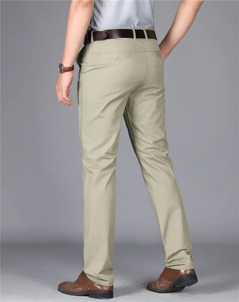 Thin Summer Men's Slim Straight Cotton Pants — feature 16